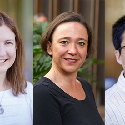 L to R - Professor Debra Bernhardt, Professor Sara Dolnicar and Professor Lianzhou Wang 